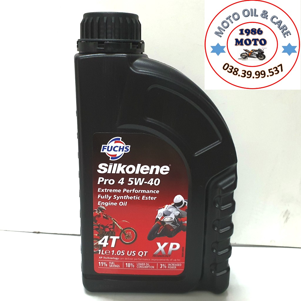 Nhớt Fuchs Silkolene Pro 4 5w40- 10W40 1L