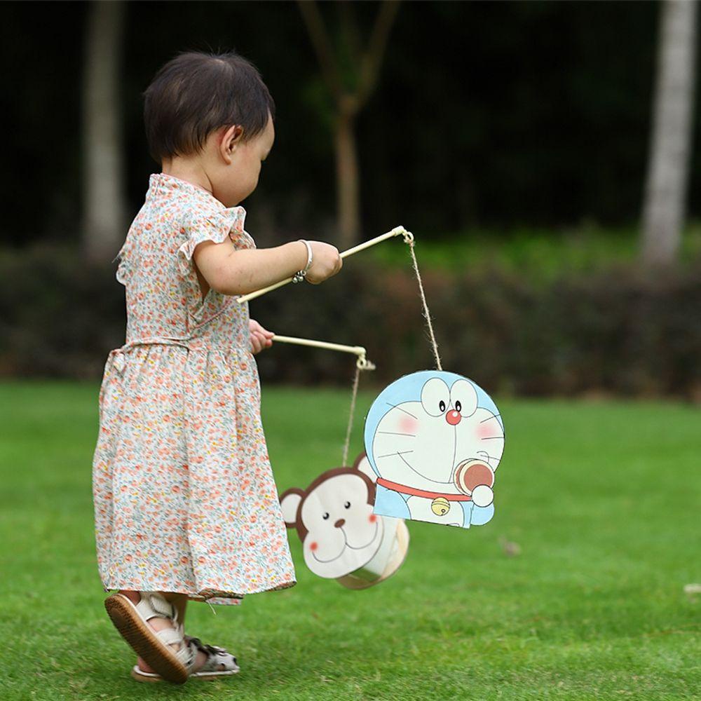 Lồng Đèn Điện Tử Bằng Gỗ Hình Thỏ Hoạt Hình Phong Cách Trung Hoa Độc Đáo Trang Trí Lễ Hội