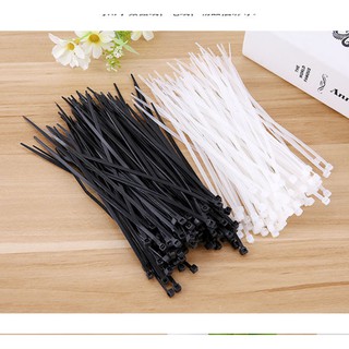 Set 100 dây thít nhựa buộc nhanh size 2,5x150mm MÀU ĐEN, dây rút nhựa buộc nhanh siêu tiện ích