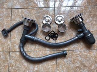 Trọn bộ chậu rửa chén 78 x 43 ( bao gồm cả bộ xả )