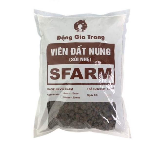 Viên đất nung  SFARM loại size 5 - 10mm
