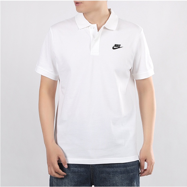 Nike Áo polo 100% Cotton Ngắn Tay Thời Trang Thể Thao Dành Cho Nam