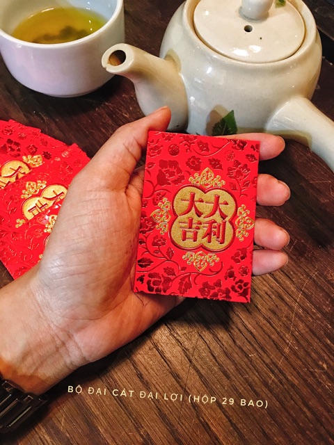 BỘ LÌ XÌ ĐẠI CÁT ĐẠI LỢI/ LÌ XÌ CƯỚI SONG HỶ MINI