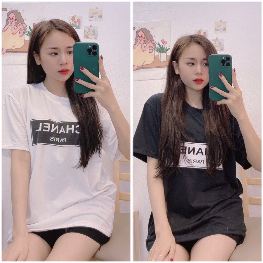 Áo Phông Nữ, Áo Thun Unisex 100% Cotton Hàng Qc Full Túi Zip | BigBuy360 - bigbuy360.vn