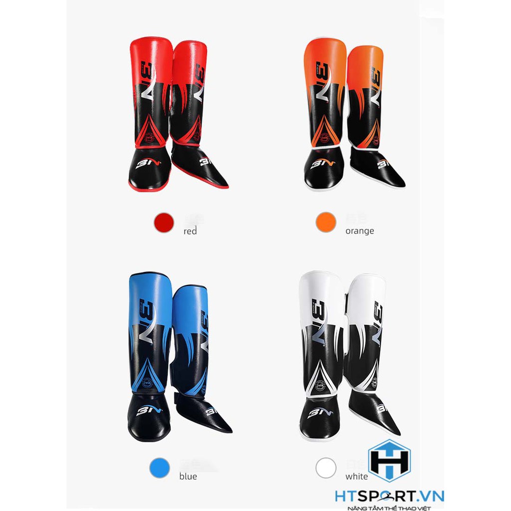 Giáp Bảo Hộ Chân Boxing, Khiên BN Muay Thái Đấm Bốc Quyền Anh Bảo Vệ Chân BN Shin Guards Chính Hãng Cao Cấp (1 Đôi)