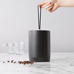 Hộp đựng cafe CHEF'N  1,4L - Đen Chính hãng