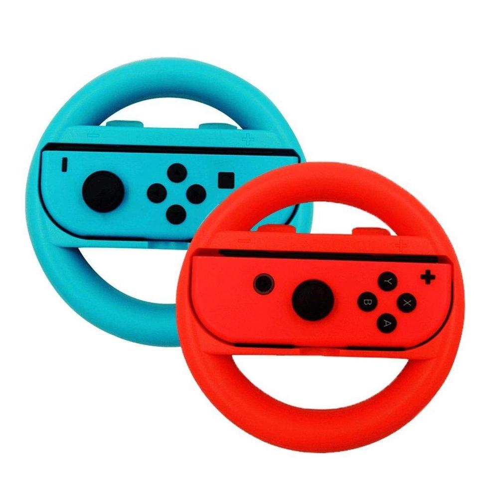 1 Pair Controller Handle Steering Wheel Grip Joy-con Switch