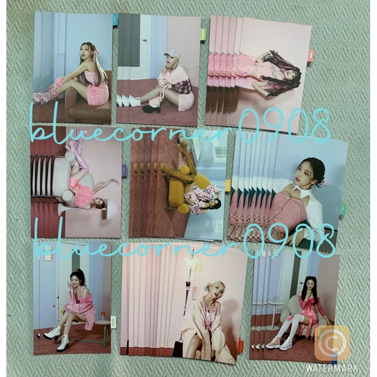Twice formula of love Mina Sana Tzuyu Momo Index card ảnh thần tượng