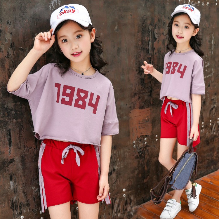 Korean fashion t-shirt + shorts for girls