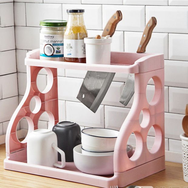 Kệ Nhà Bếp, Kệ Đựng Gia Vị 2 tầng, Kệ Đựng Gia Vị cao cấp | BigBuy360 - bigbuy360.vn
