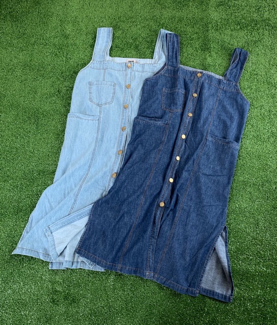 ✅Freeship✅Đầm yếm jean Asos. Hình cận vải shop chụp