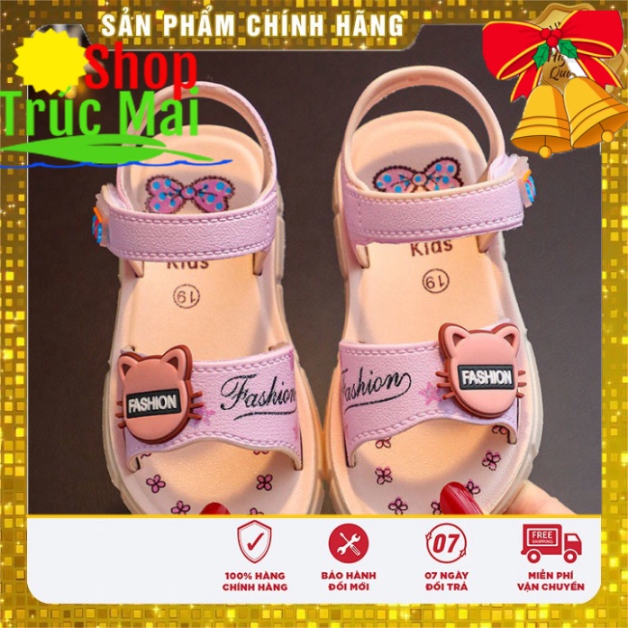 [TẶNG VÁY XINH] Dép Sandal Bé Gái Từ 1-6 Tuổi Quai Mềm  Kháng Khuẩn Phong Cách Hàn Quốc dép đi học cho bé