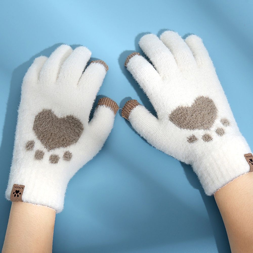 Găng tay giữ ấm hình chân mèo xinh xắn dành cho nữ Mihan1