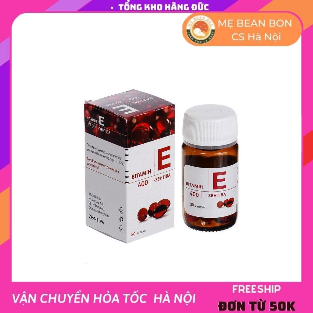 Vitamin E đỏ 400mg, Nga (30 viên) chống lão hóa, ổn định nội tiết cho phụ nữ từ 12 tuổi trở lên - trend girls online