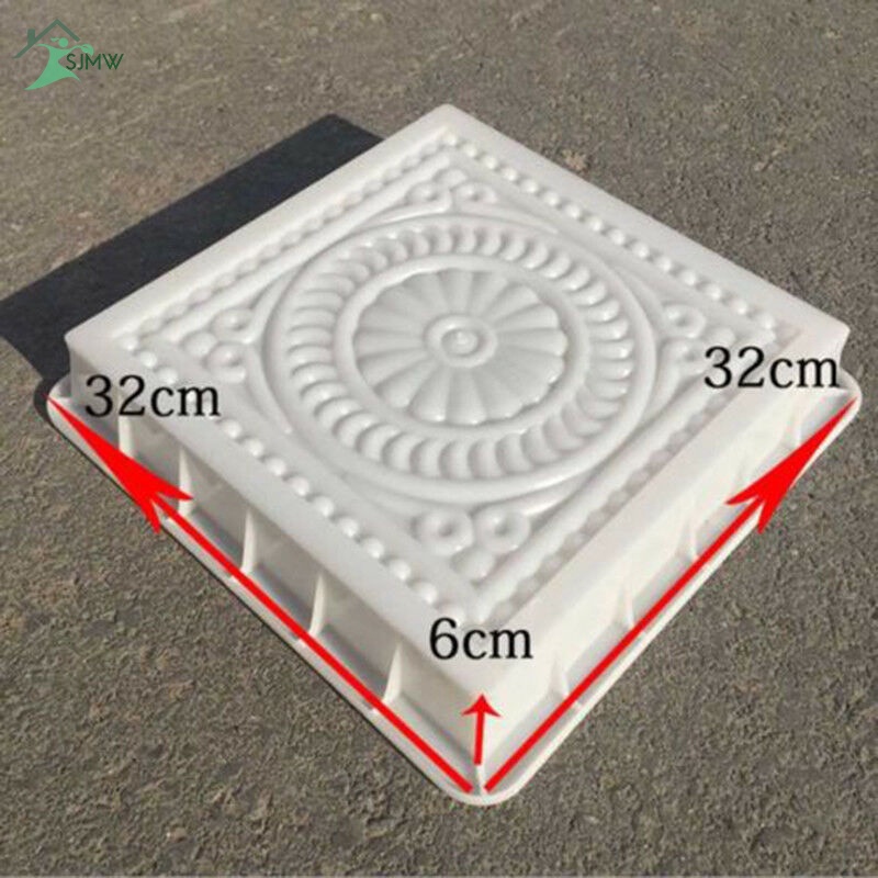 Khuôn Làm Gạch Xi Măng Lát Sân Vườn Hình Cánh Hoa Đẹp Mắt DIY