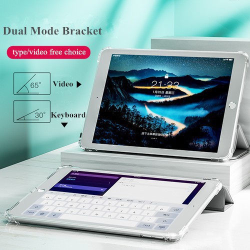 Bao da cho IPAD 8TH MINI PRO AIR 4 chế độ đánh thức và ngủ bằng da PU thân thiện môi trường+TPU mềm chống sốc gồm 6 màu | BigBuy360 - bigbuy360.vn