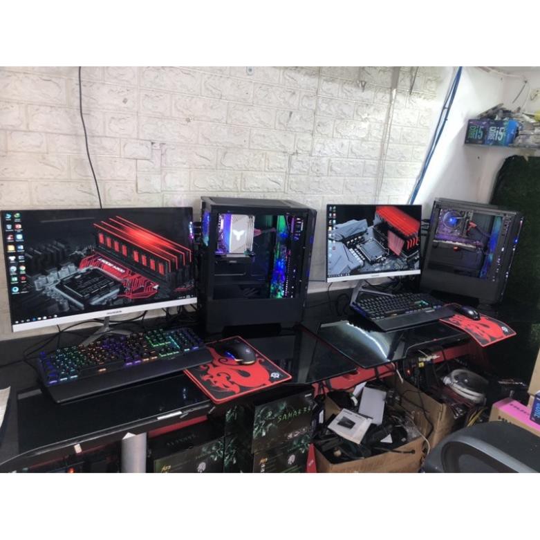 hàng chính hãng -  bộ máy tính chơi GAME Ram 16G + Màn hình 24” cong ful viền 75hz | BigBuy360 - bigbuy360.vn