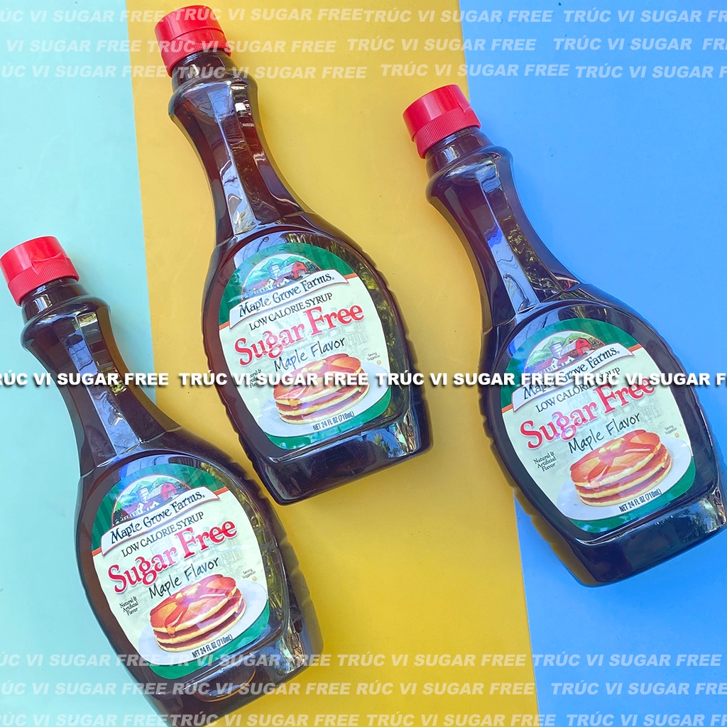 Syrup lá phong không đường Maple grove farms