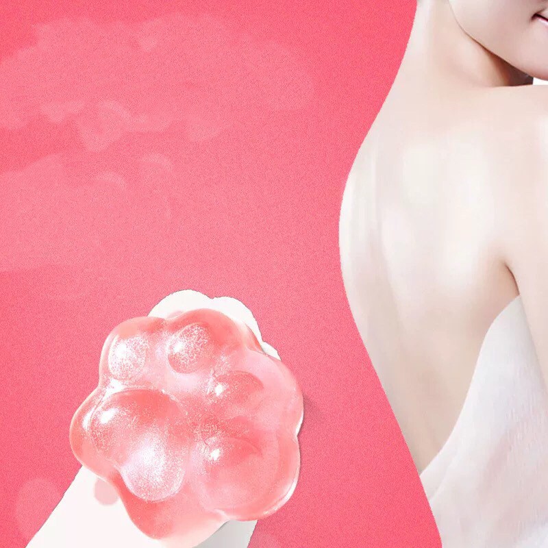 Xà bông Đào dạng thạch giảm thâm và mụn vùng mông NUOSI HAO Amino Acid Cat’s Paw Soap NSIH02