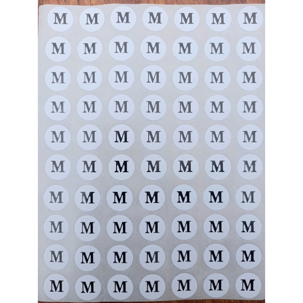 MÁC DÁN SIZE SỐ QUẦN ÁO. TỪ S M L XL 2XL 3XL 4XL 5XL. 28 29 30 31 32. 1 TỜ 70 SỐ