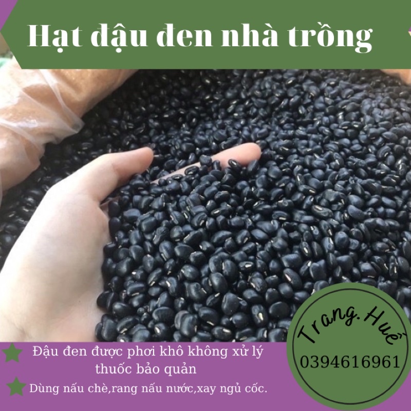 Hạt đậu đen nhà trồng phơi khô hoàn toàn tự nhiên, dùng để nấu chè giải nhiệt mùa hè rất ngon