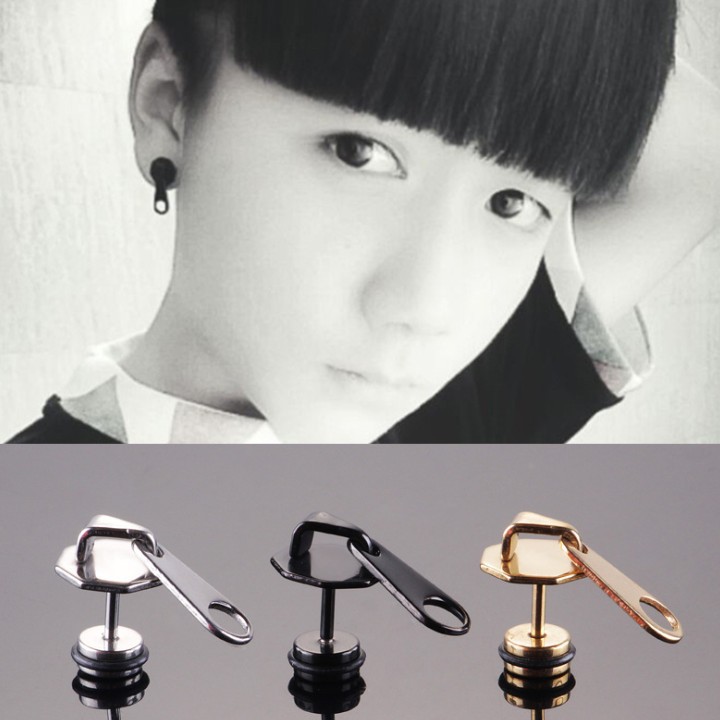 Bông Tai Nam Titan Không Đen TT 1364 - 1 cặp