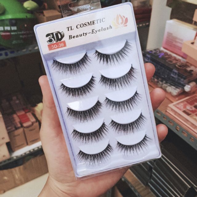 Mi giả 3D tặng kèm keo vỉ 5 cặp