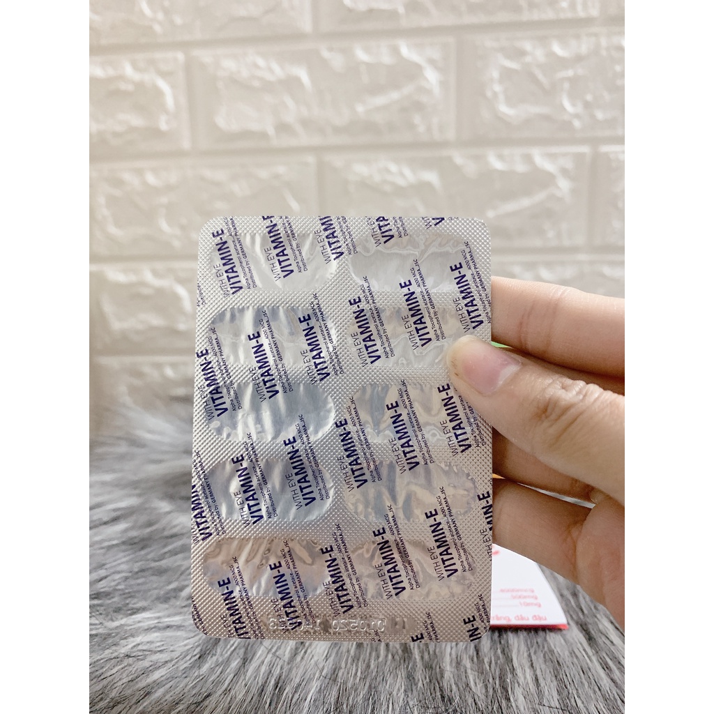 Vitamin E đẹp da chống lão hoá da hộp 30 viên