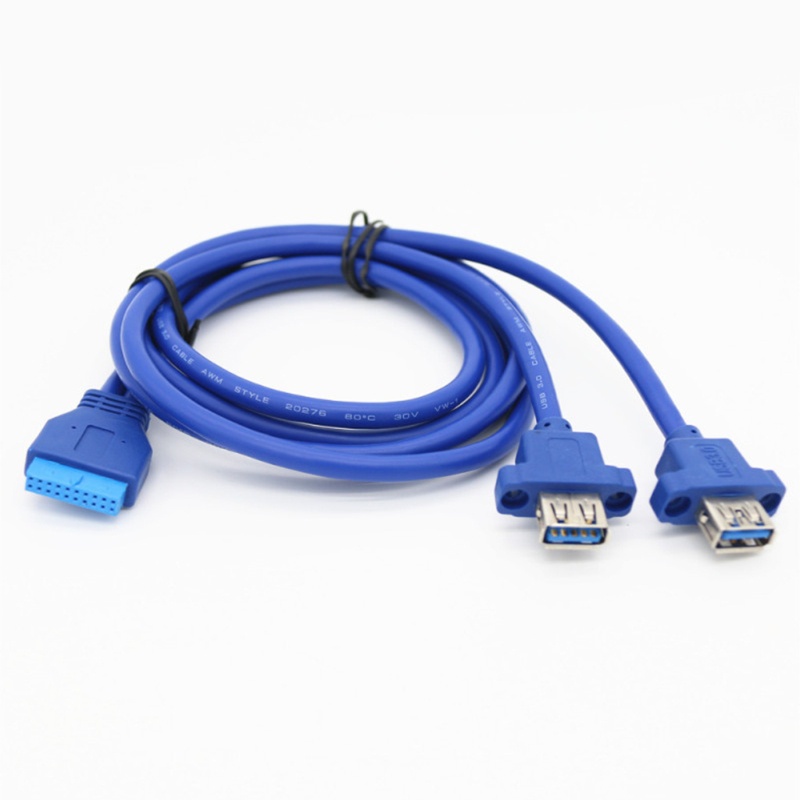 Dây cáp mở rộng bo mạch chủ Wond 20Pin sang Usb 3.0 5Gbps 31.5in