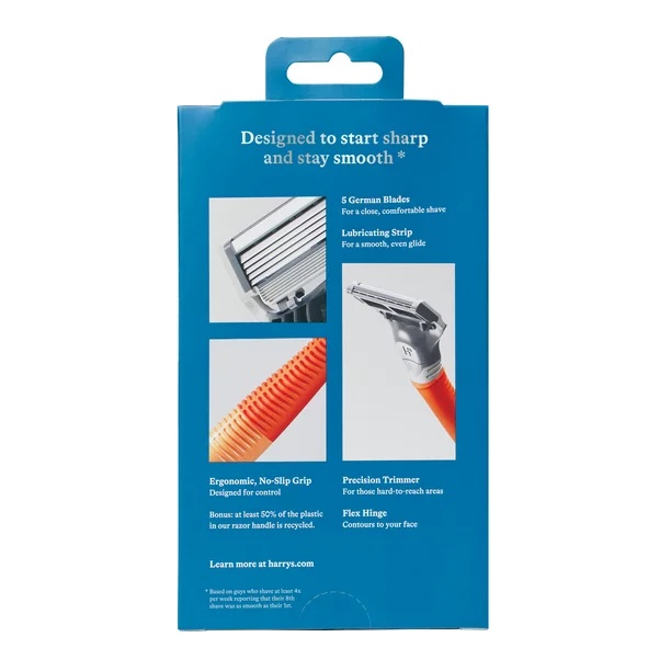 Dao Cạo Râu Harry's 5-Blade Men’s Razor Ember