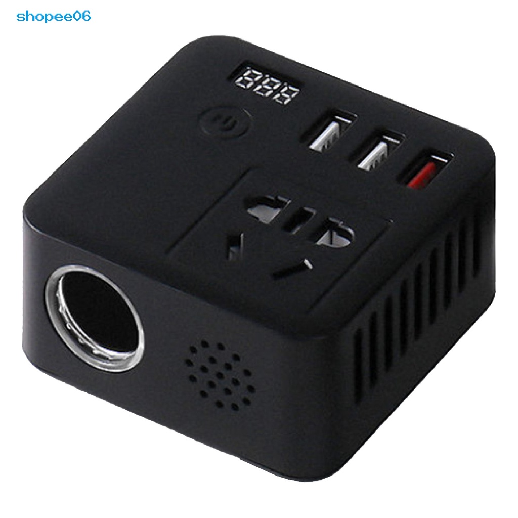 Bộ biến tần xe hơi LCD PEMG 150W 12V sang 220 V tiêu thụ điện năng thấp