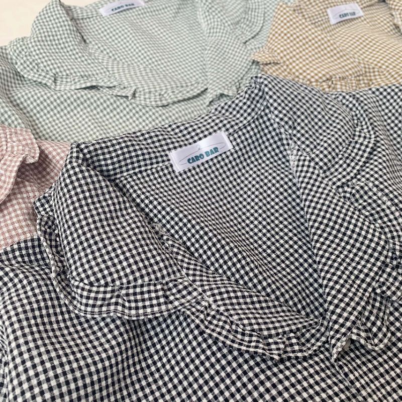 Set đồ kẻ tiểu thư dành cho mùa hè 2020, hàng quảng châu loại đẹp