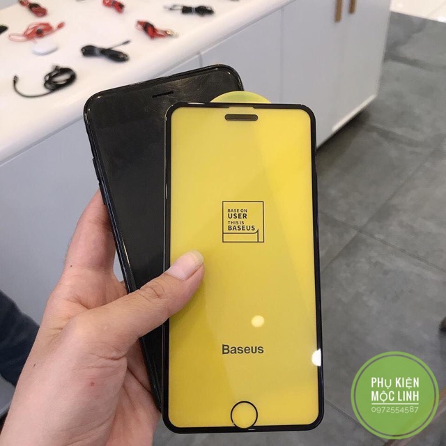 ☘️ Đã có Iphone 11 Pro Max ☘️ Kính cường lực Chính hãng Baseus cho 6 đến xs max có màng loa và game thủ dùng chơi game