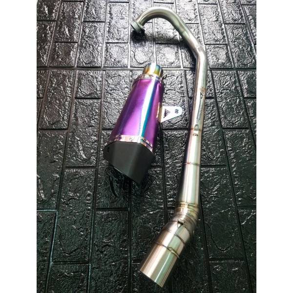 Pô AKRAPOVIC 7 màu gắn wave sirius jupiter axelo Future winer winer x sonic Exciter raider satria gsx giá full cổ.