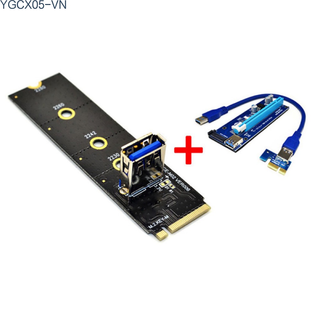 Cáp Chuyển Đổi M.2 Sang Pci-E X16 Nvme Vga 4pin 6pin Sata Cho Miner Mining | BigBuy360 - bigbuy360.vn