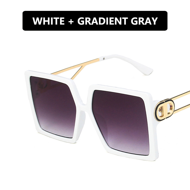 Kính mát gọng vuông oversize thiết kế thời trang cho nữ