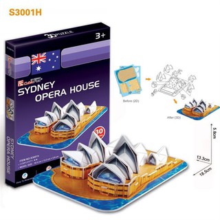 Mô hình lắp ráp Giấy 3D Mô hình Sydney Opera House