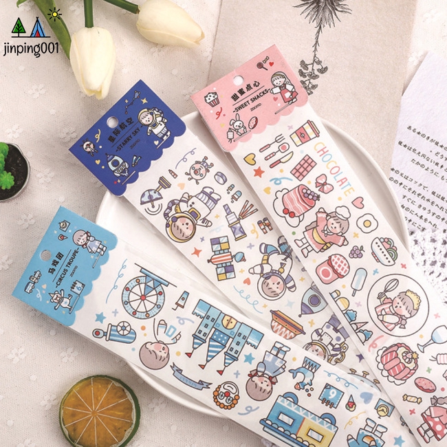 Sticker hoạt hình trang trí sổ tay album đa năng | BigBuy360 - bigbuy360.vn