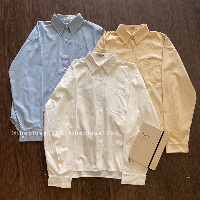 Áo Sơ Mi Đũi Thô Một Túi Bên Ngực