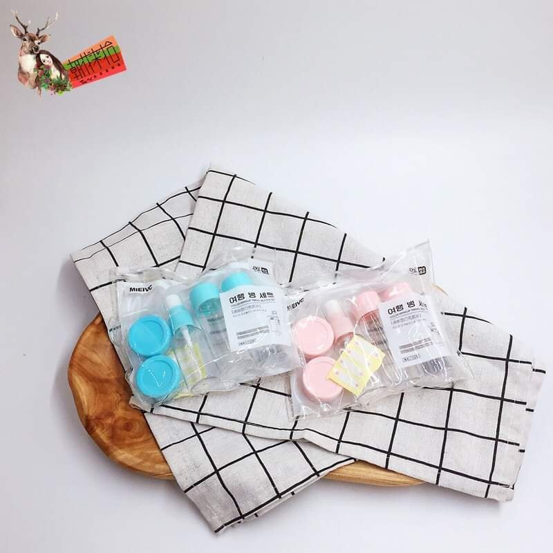 Bộ Chiết Mỹ Phẩm Du Lịch, Bộ chiết mỹ phẩm mini, Bộ Chiết Mỹ Phẩm Du Lịch Tiện Dụng Bộ chiết mỹ phẩm