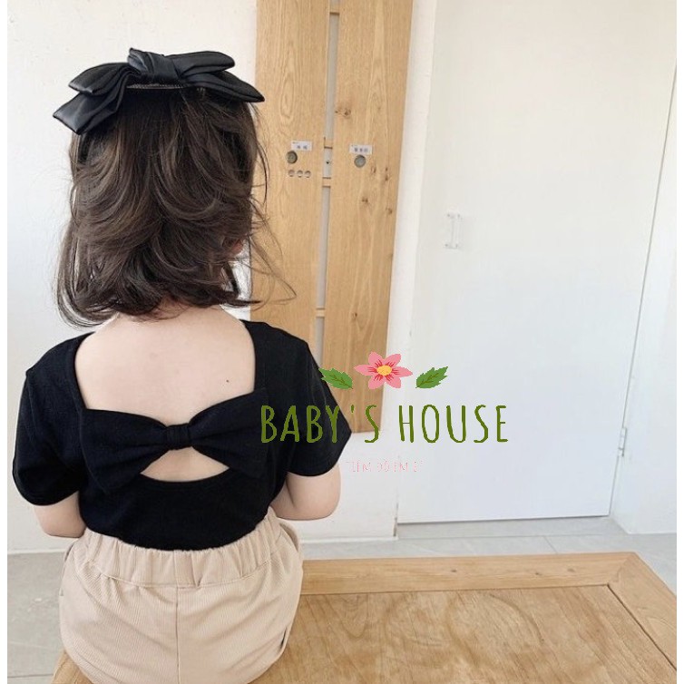 Áo thun nơ lưng cho bé gái (1-4 tuổi) - Baby's House