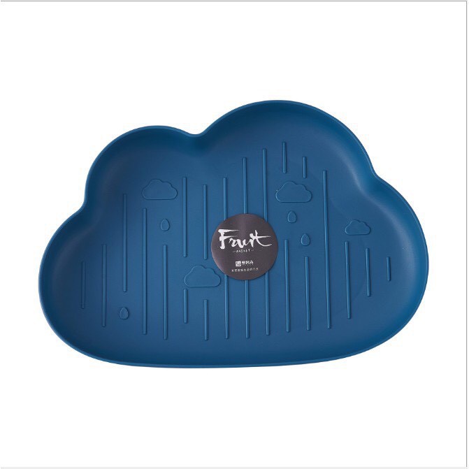 Khay Nhựa Hình Đám Mây Đựng Đồ Ăn Dặm Cho Bé Chất Liệu PP An Toàn Chống Vỡ Phù Hợp Với ADKN, BLW, ADTT