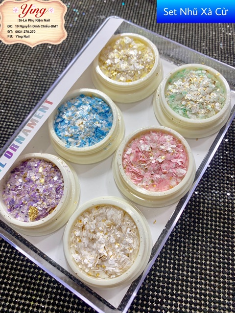 Set Nhũ Lấp Lánh Hơn Đá.Có bán chai ẩn nhũ
