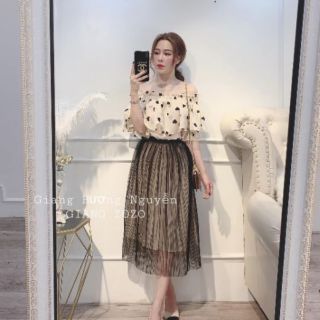 [ẢNH THẬT+VIDEO] 💞ÁO TRỄ VAI CHẤM BI CHO GIRL BÁNH BÈO💞