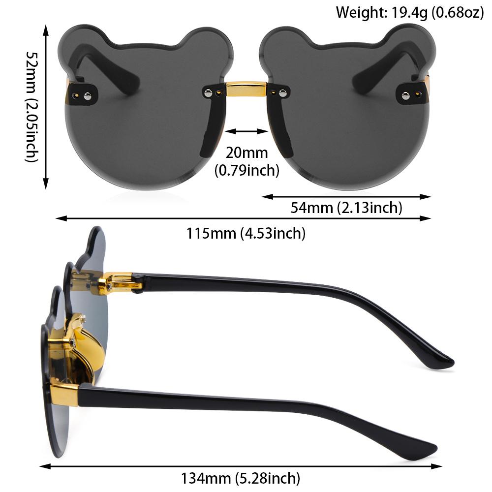 Kính Mát Không Gọng Chống Tia UV400 Cho Bé