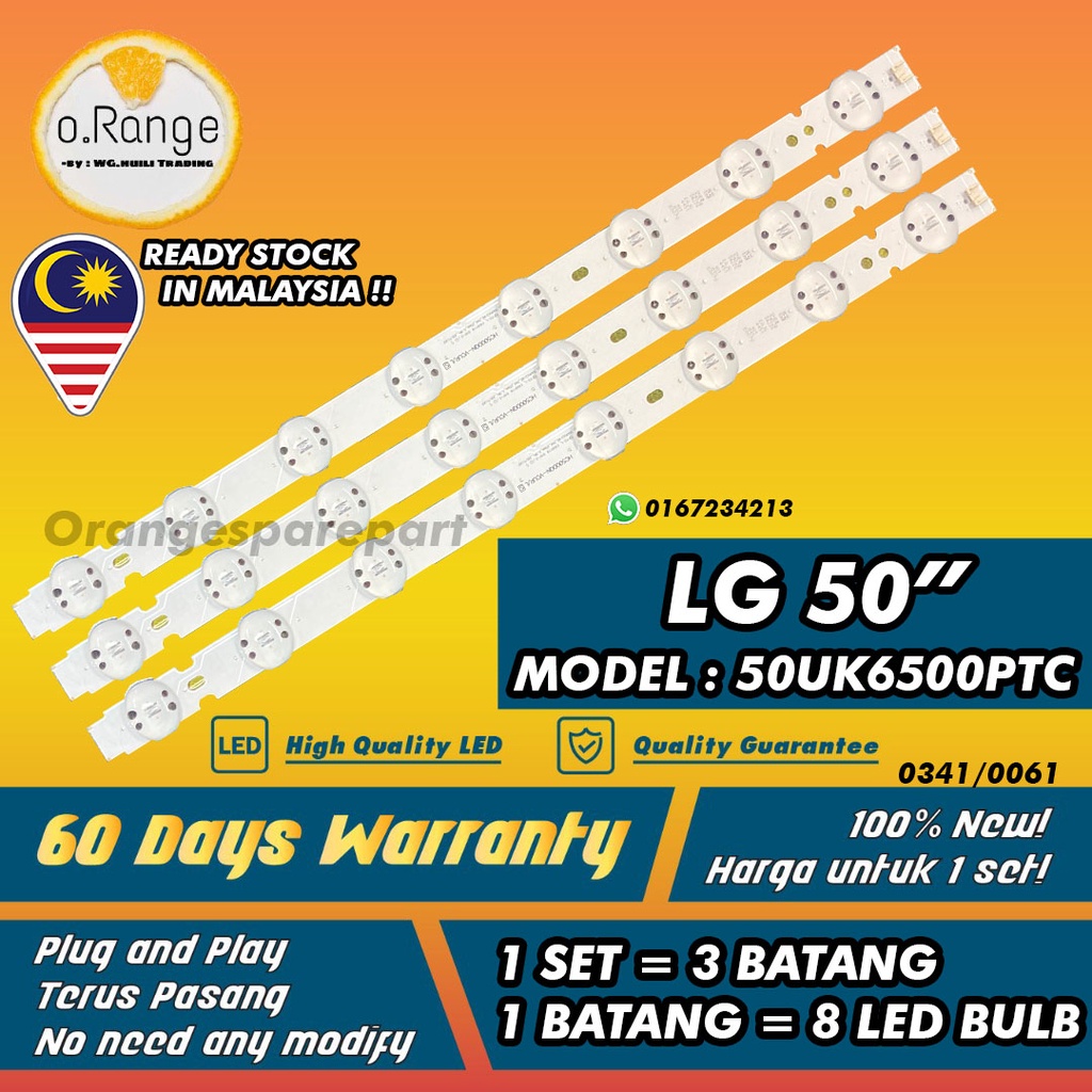 BACKLIGHT (ĐÈN TV) 50 "50UK6500PTC LG 50 INCH LED BACKLIGHT 50UK6500 Mla9" (ĐÈN)