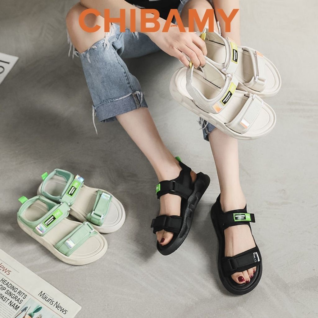 Sandal đế bằng quay dù êm chân siêu bền
