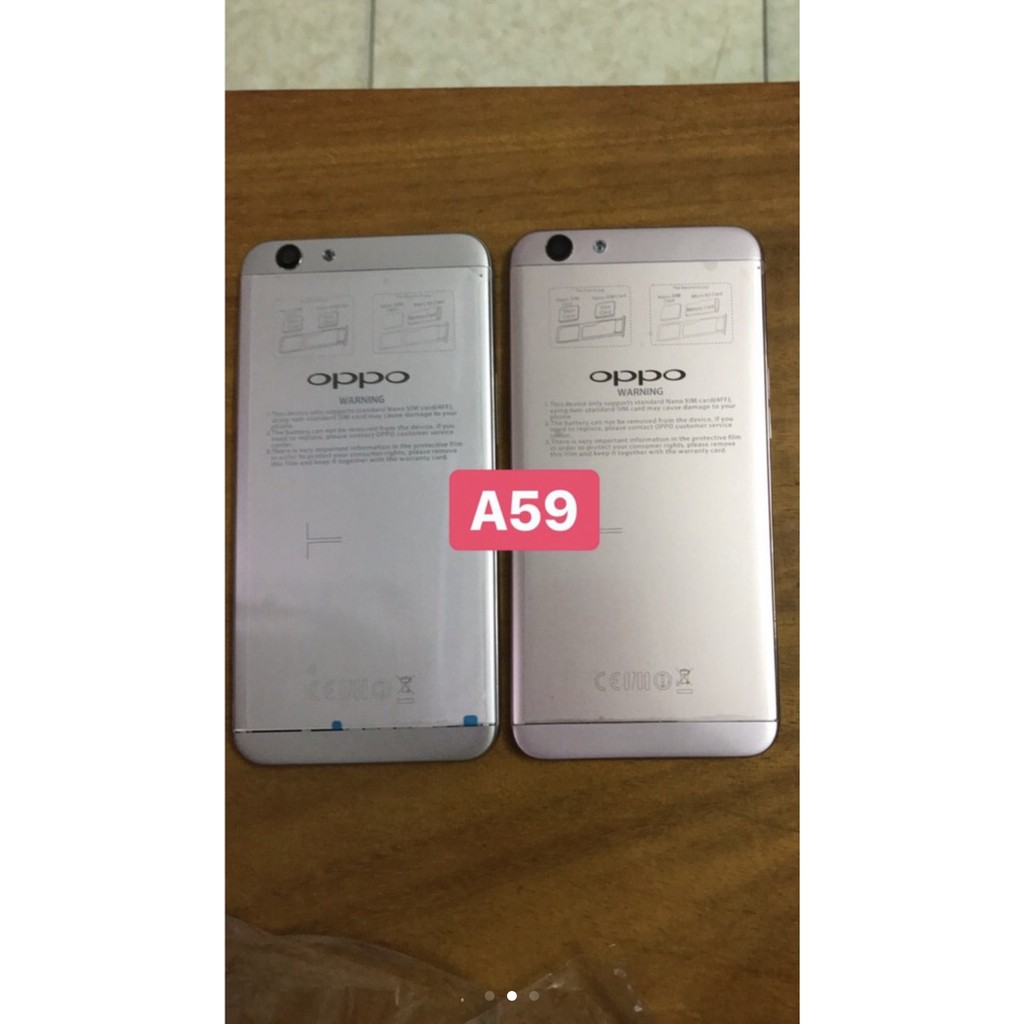 bộ vỏ oppo A59 / F1S / A1601 full cả sườn vỏ và phím