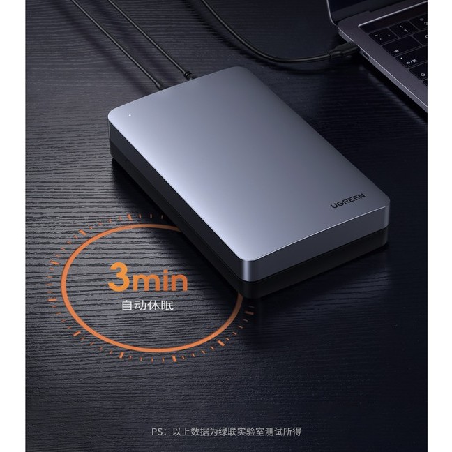 Hộp đựng ổ cứng UGREEN CM301 - 2.5 3.5 Inch 6Gb Cổng Type-C gắn PC Cổng Usb 3.1 Gen2