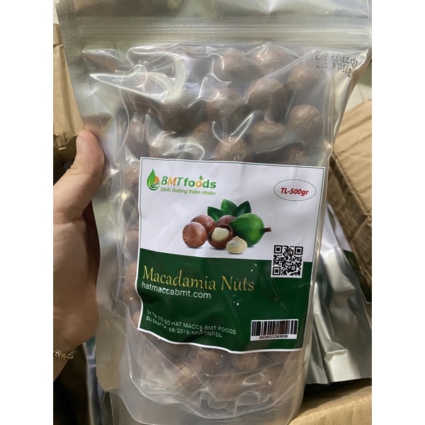 [Xả Kho] 500gr Hạt Mắc Ca sấy nứt ăn liền đặc sản Tây Nguyên (Tốt cho mọi lứa tuổi, có thay đổi mẫu vỏ)